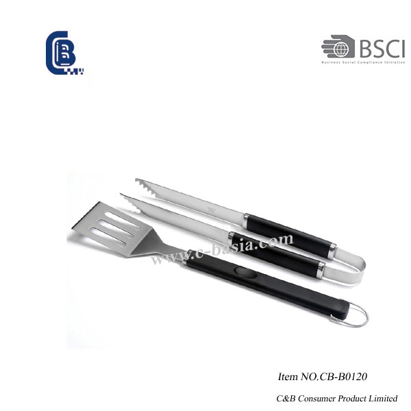 2PCS BBQ Grilling Tool Set, 430 Stainless Steel Barbecue Accessories Set