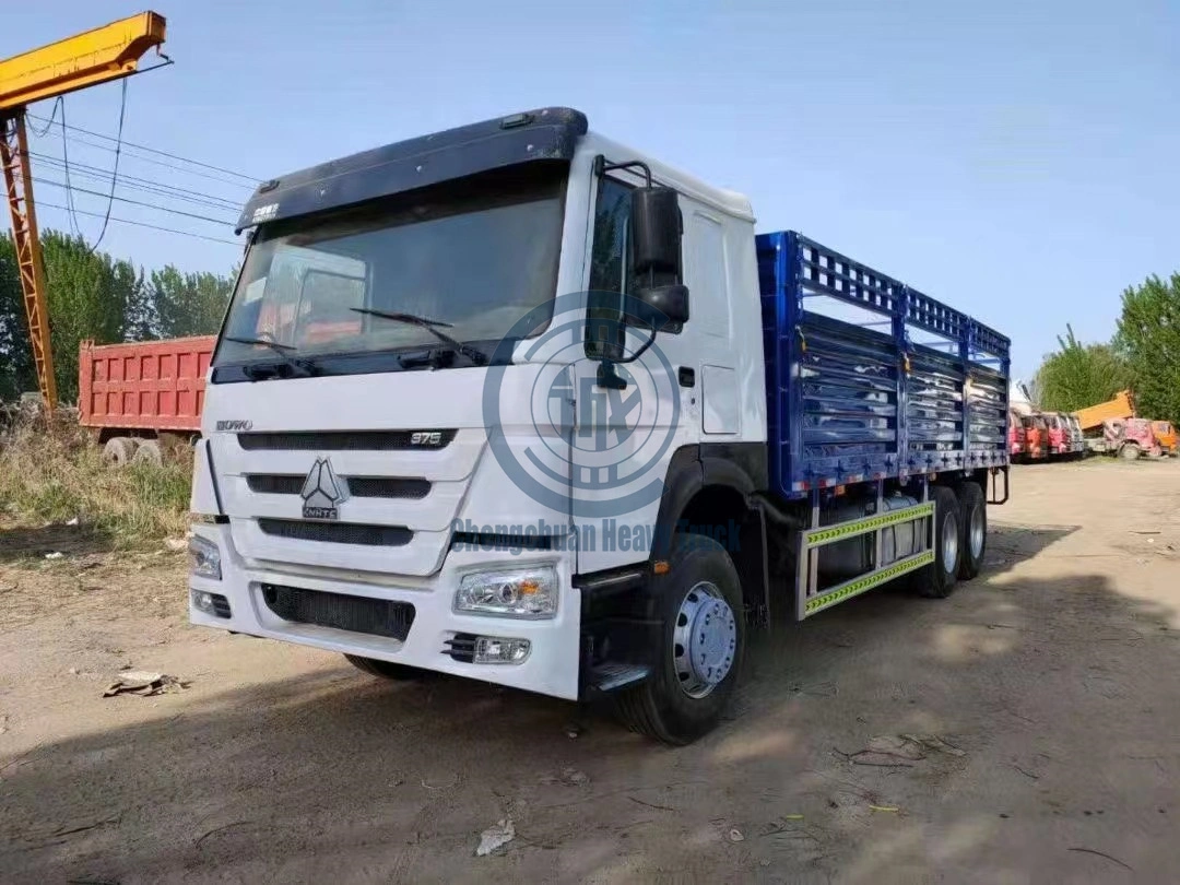 Used HOWO/Shacma 6X4 10 Wheels Fence Trailer Truck Dolly Full Side Wall Board Container Cargo Truck