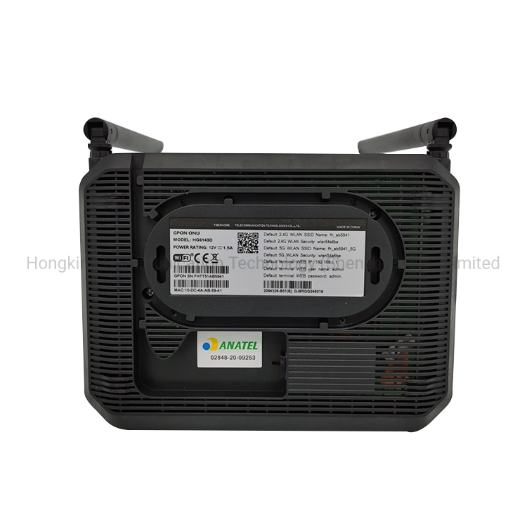 Hg6143D Dual Band AC WiFi ONU Gpon 4ge 1pots 2.4G 5g WLAN WiFi 6143D Xpon Ont