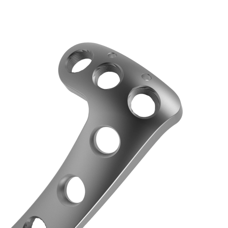 Proximal Lateral Tibial Titanium Locking Plate Orthopaedic Implants Large Locking Plate Bone Fracture