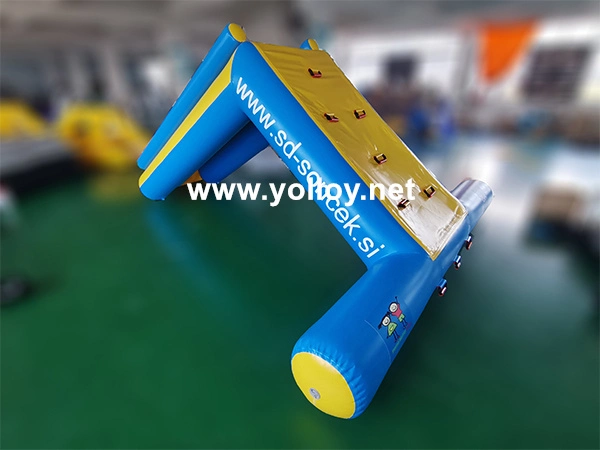 10% off 0.9mm PVC Tarpaulin Inflatable Floating Water Slide Toy for Seaside Use