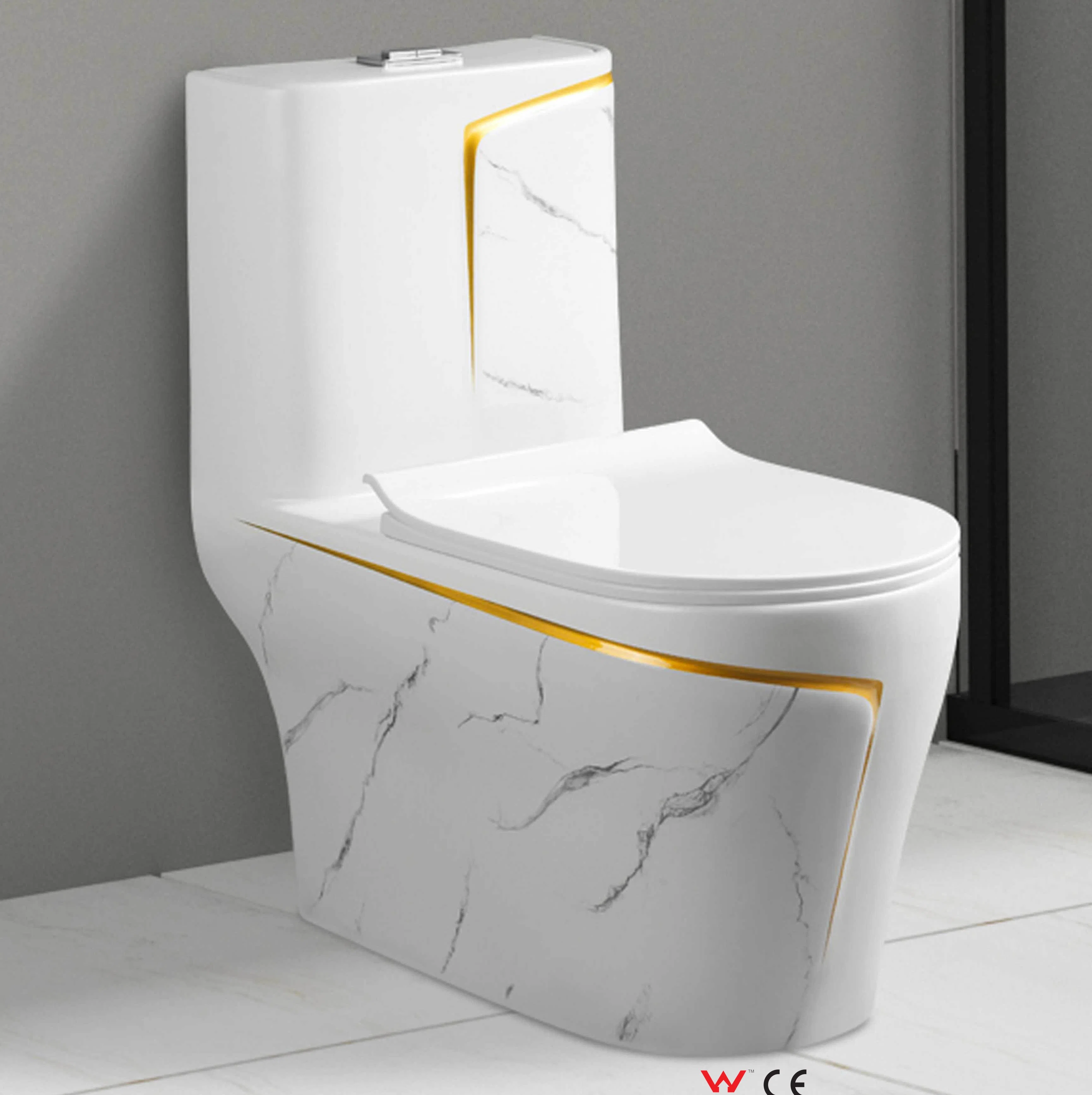 Chaozhou Fabrik Sanitärkeramik Naher Osten Farbe Ein Stück Toilette 848-P2