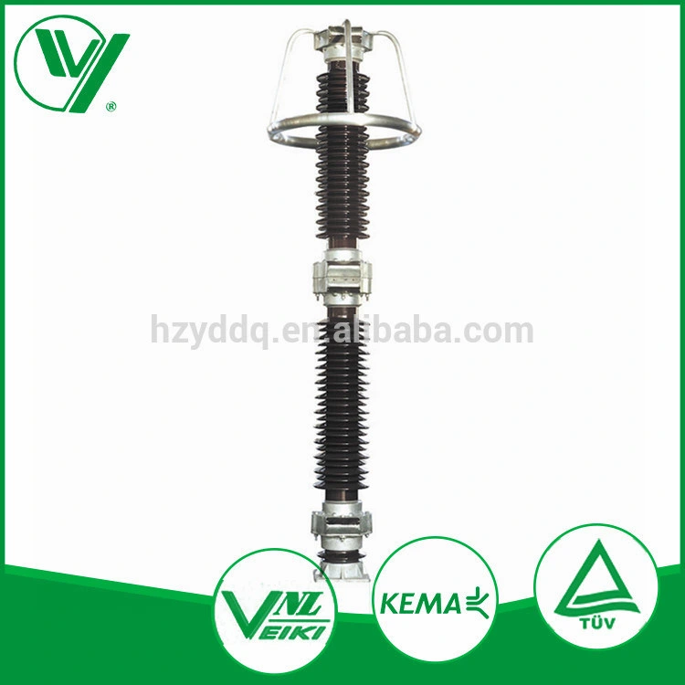 Kema Electrical Transformer Type Rated Voltage 15kv to 132kv Zinc-Oxide Surge Protector