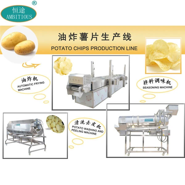 Potato Chips Production Line Potato Chip Machine