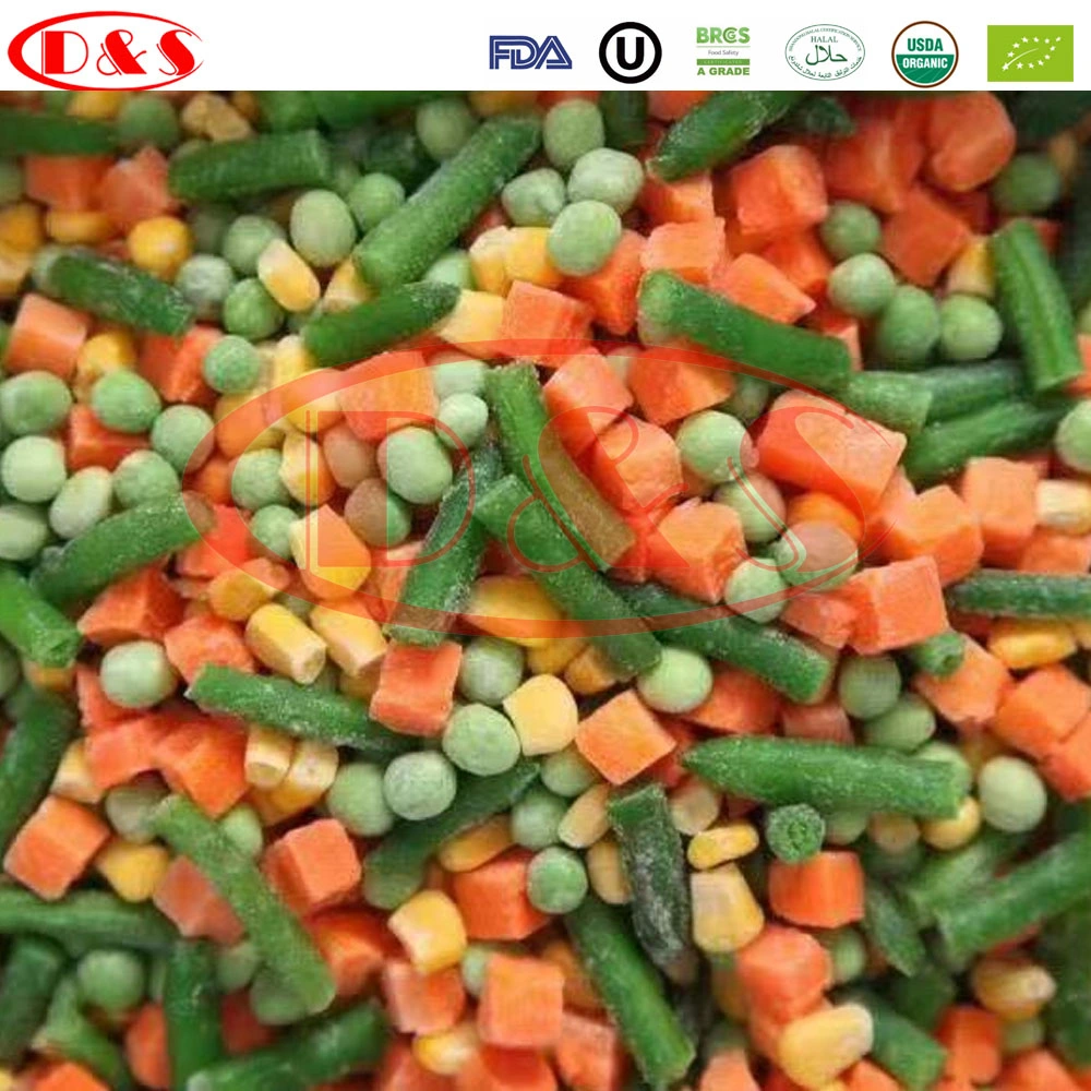 IQF Processing Line Frozen Vegetable Mix Deep Quick Frozen Different Kinds Vegetables