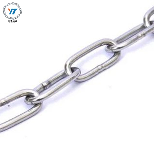 Long Link Chain DIN 5685c DIN 763 Korean Long Link Chain