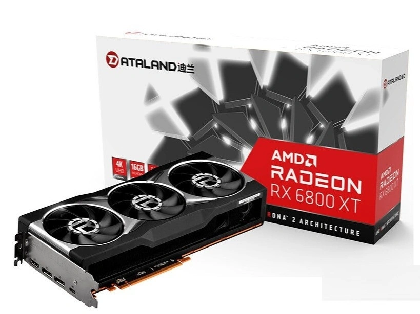 Radeon игры Oc видеопамяти GDDR6 16ГБ памяти Rx 6800xt графические адаптеры 6800XT