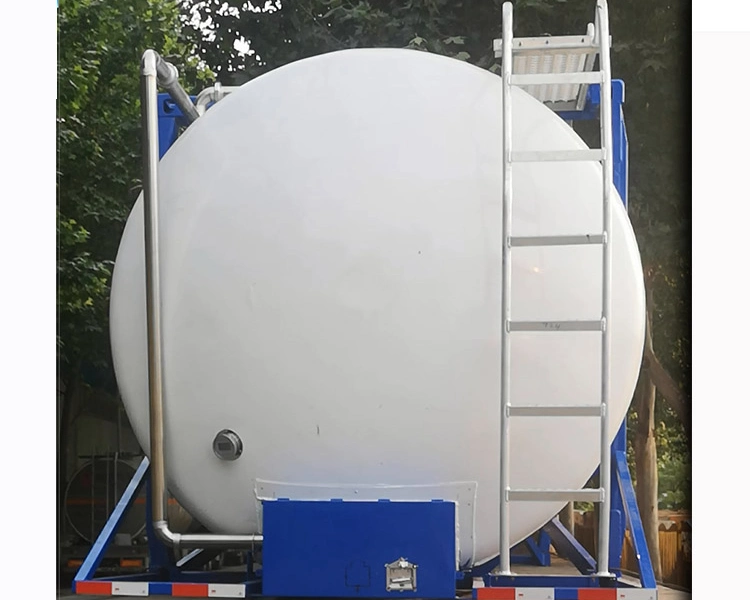 Factory Price 20 Feet Food Grade Liquid Storage Transport Tanker Tank Container for Sale