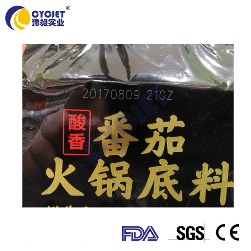 Cycjet Portable LC30 Production Time Coding CO2 Laser Marking Machine on Plastic Bag Package