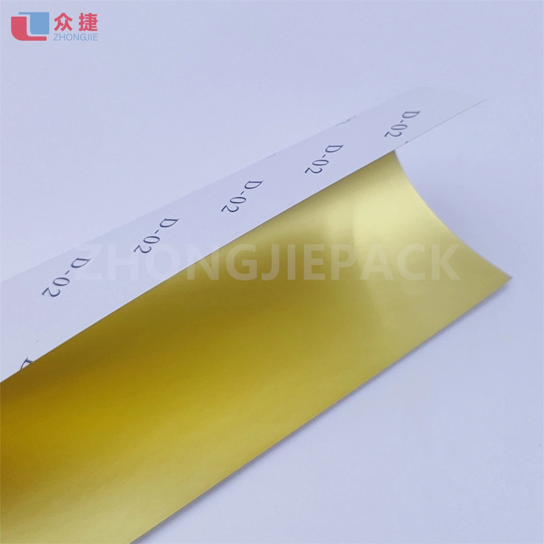 182GSM Gold Silver Cardboard Coated Matte Paper Duplex Board with White Back