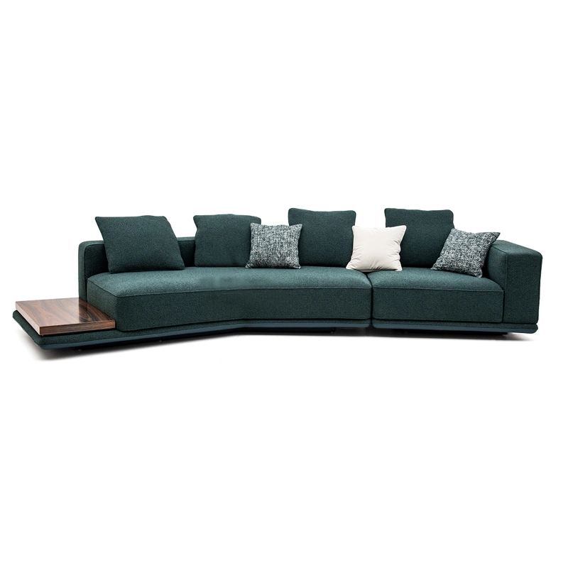 Modern Style L Shape Stoff Sofa Wohnzimmer Möbel Sofas Ecksofa des Hotels mit Einzelsitzstuhl