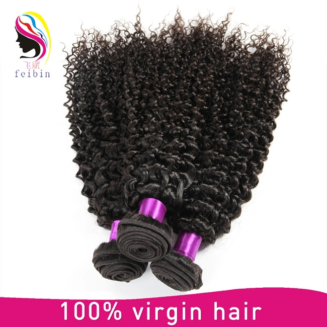 8A Kinky Curly Remy brasileña de productos de cabello humano.