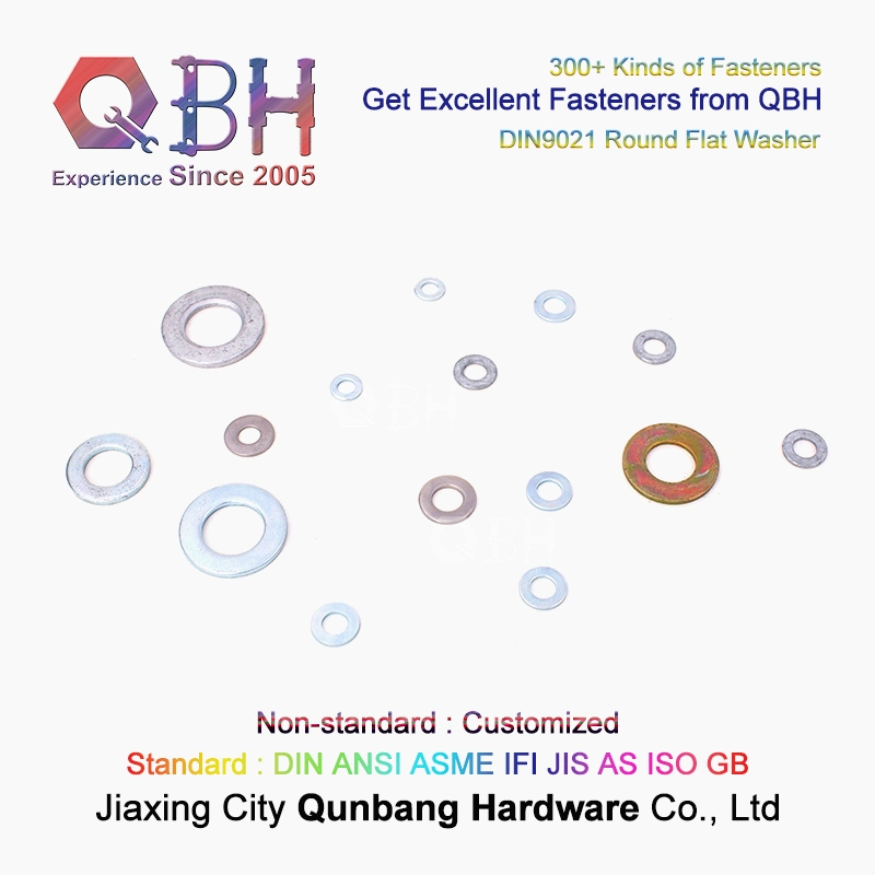 Qbh Carbon Steel Hardness Hv10: 140 to 250 HDG/Yzp/Zp/Bzp/Wzp/Bwzp/Black/PTFE/Nickle Plated Round Flat Gasket