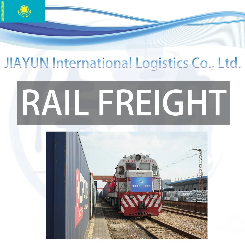 Spediteur Spediteur DDU DDP FCL LCL Shipping Rail Transport Eisenbahn Express Fracht von China nach Kasachstan KZ