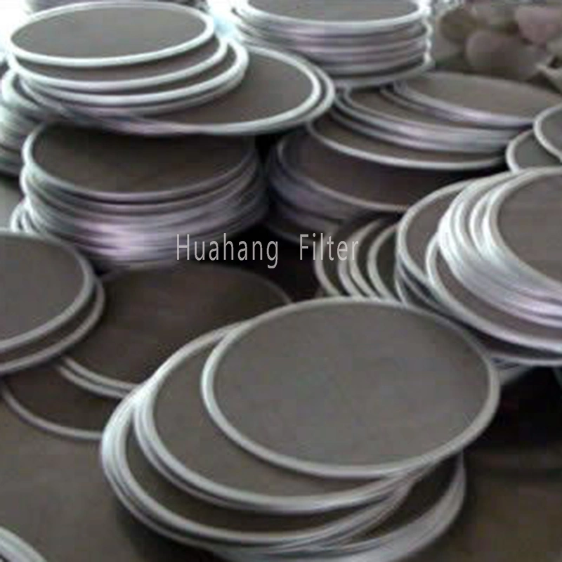 ss 304 316 stainless steel wire mesh net Sintered Disk Filter