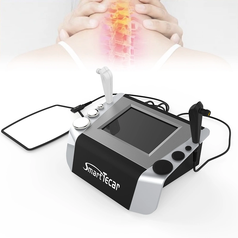 Smart Tecar Ret Cet RF Shockwave Diathermy Physiotherapy 448kHz Tissue Regeneration Therapy Machines