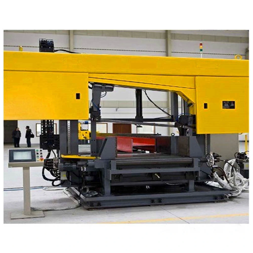 Raintech High Production Efficiency Intelligent CNC Band Saw Machine for Steel Section for Steel Tower in Stock