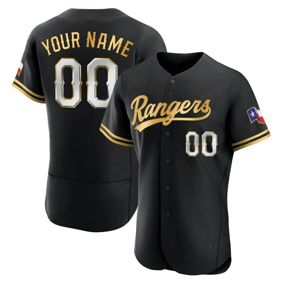 Custom All Stitched Baseball Jerseys 2023 Gold Trim Cool Base Jersey All Teams Shirts Any Name Number