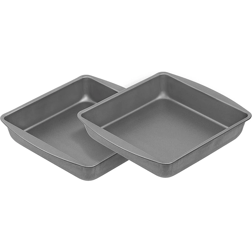 Non-Stick Baking Tray Basket Copper Crisper Pan Set