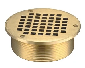 Brass Round Floor Drain for USA Marketing NPT Thread