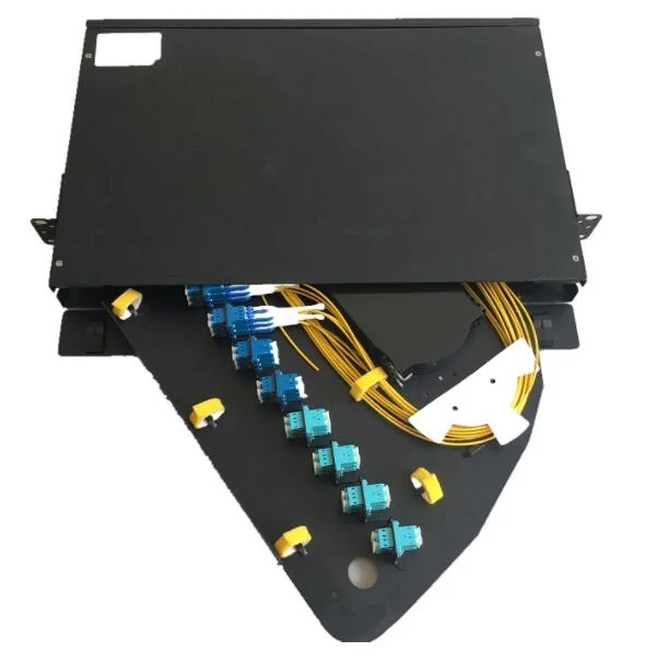 New Flexible ODF 1u Fiber Optic Patch Panel Rack Mount