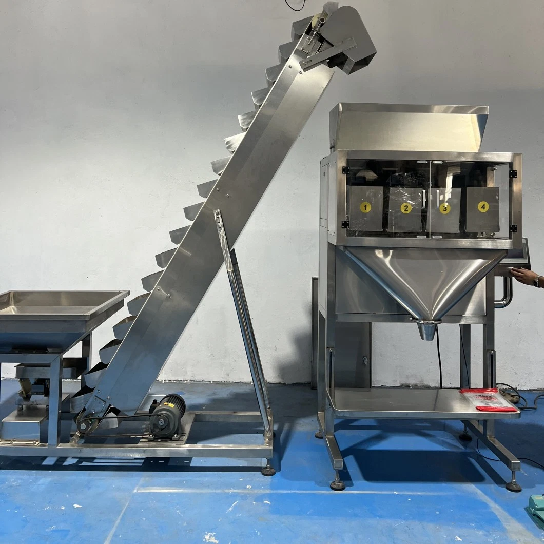 Automatic 1-12 Heads Linear Weigher Grain and Coarse Cereals Quantitative Package Scale Manufacturer