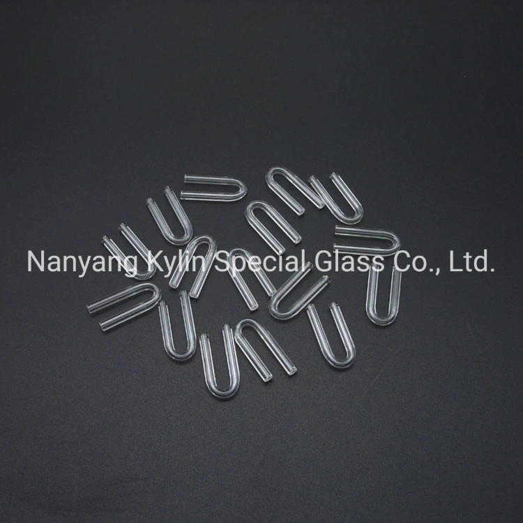 C Shape Helical Spiral Thermocouple Quartz Glass Coil for Heater