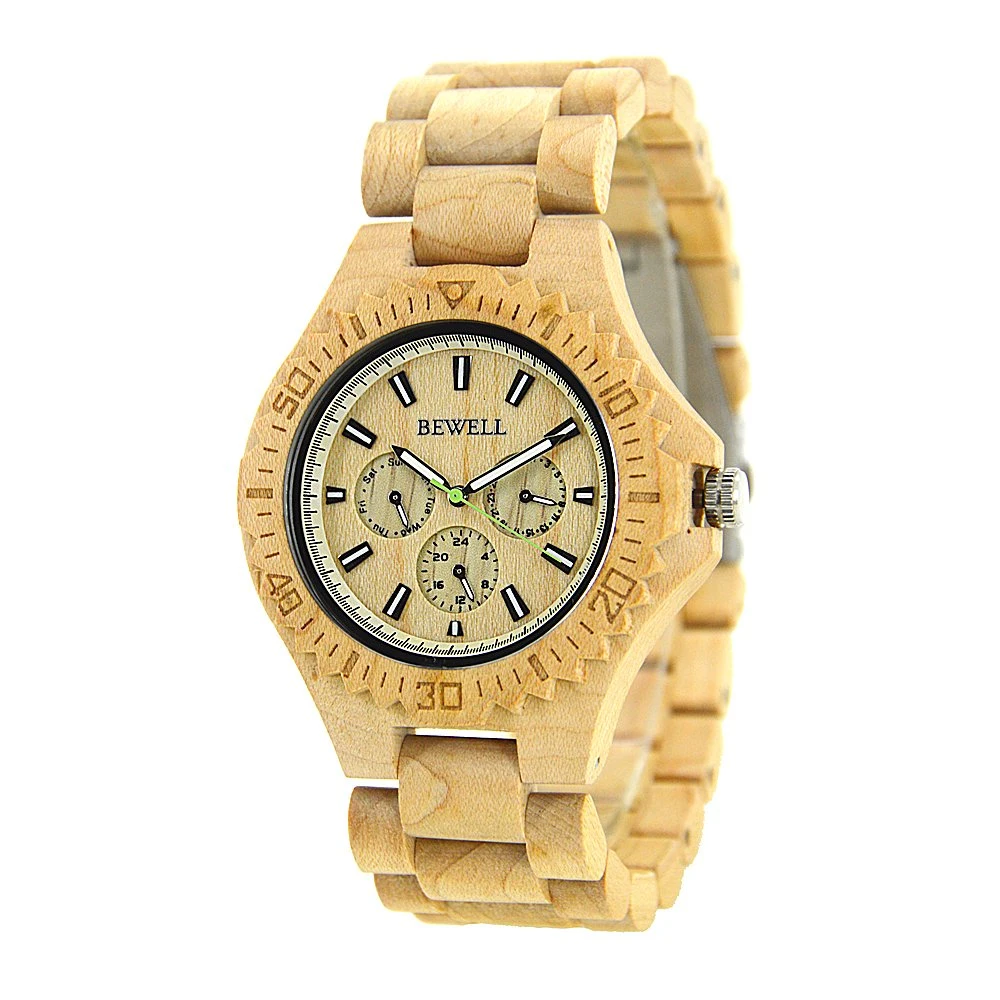 Wholesale/Supplier Quality Assurance Custom Men's and Women's Bamboo Wood Wrist Watches Manufacturer