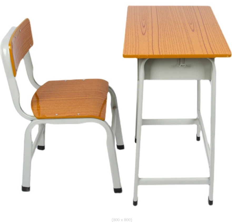 Cheap Classroom Single Student School Desk and Chair Table and Chair Primary School Desk Set School Furniture