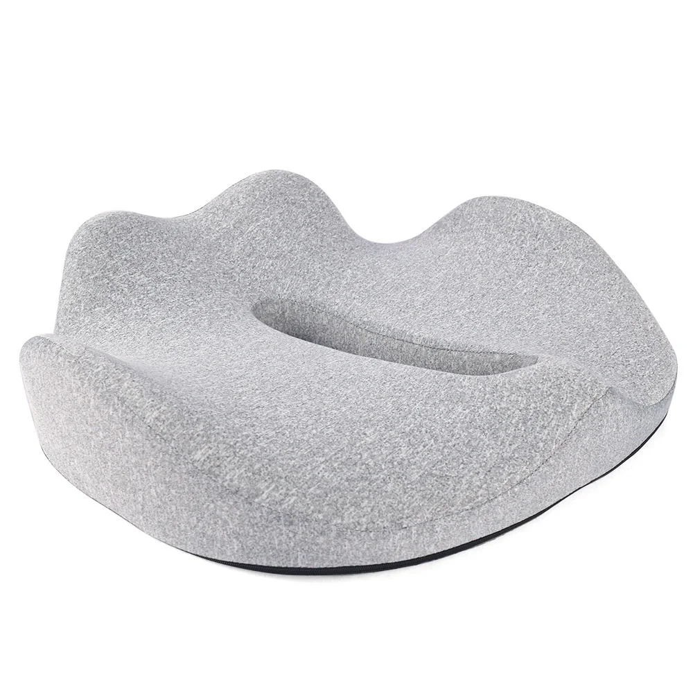 Chaise de bureau anti-douleur coussin de siège en mousse à mémoire de forme Coussin de chaise pour fauteuil roulant Orthopaedic Coccyx