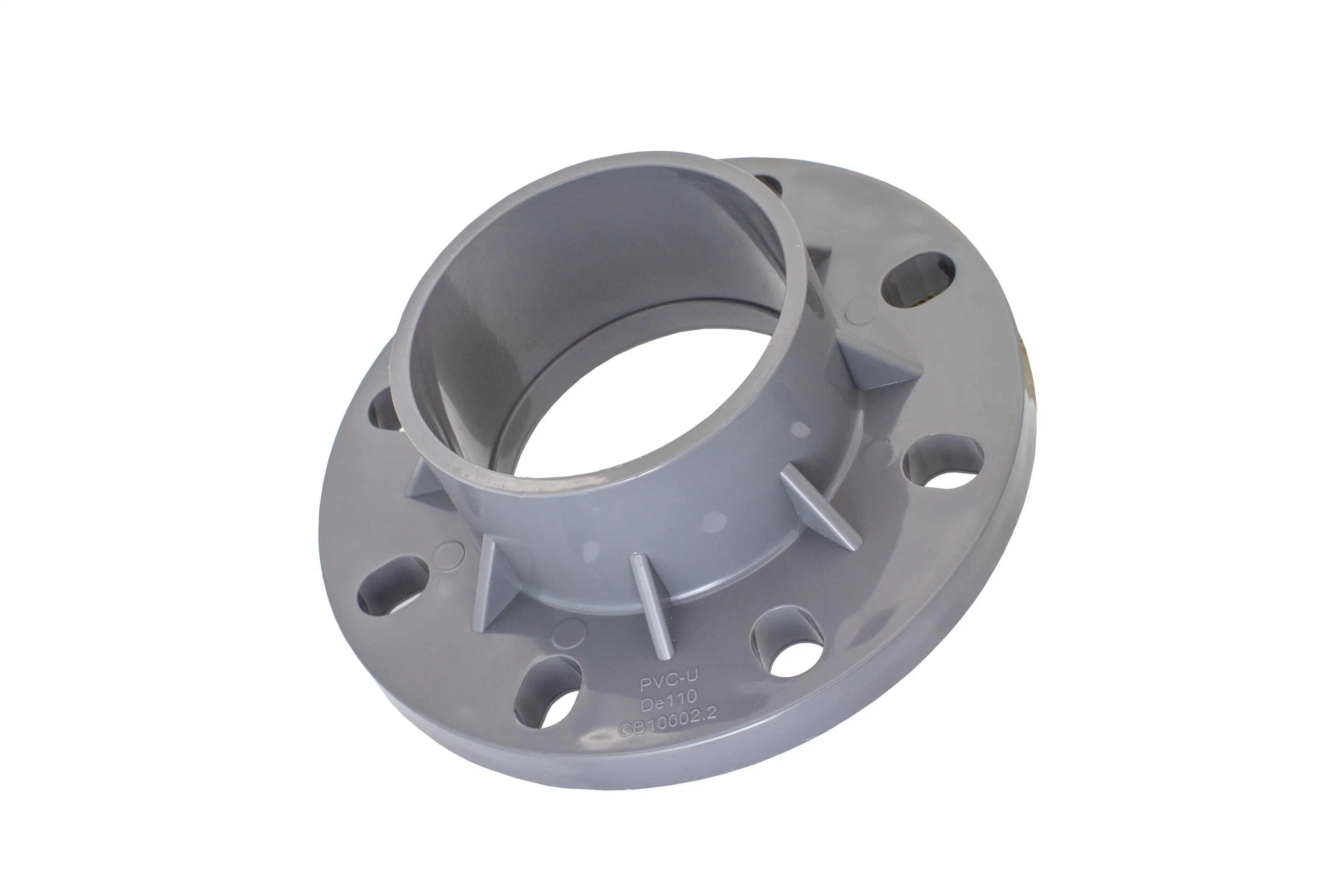 High quality/High cost performance  Durable PVC Pipe Fittings-Pn10 Standard Plastic Pipe Fitting Tee Ts Flange for Water Supply