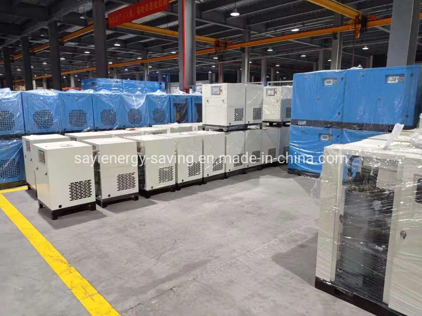 China Fabricante de venda directa de Energia pneumática Permant Parafuso Magneto Comressor ar 30HP aprovado pela CE CA Industrial Compressor de Ar único de dois estágios