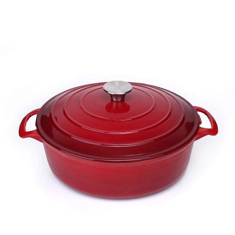 Wholesale/Supplier Oval Enamel Cookware Set Enamel Cast Iron Casserole Cooking Pot