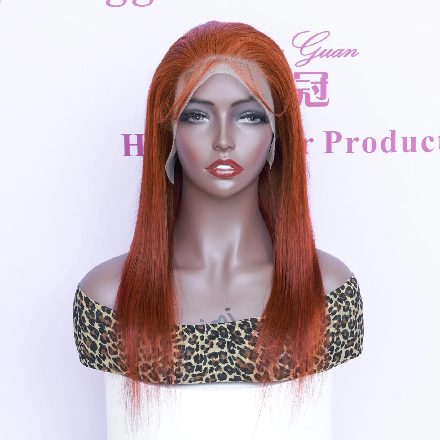 Longguan Hair Products Wholesale Virgin Human Hair Straight Lace Front Wig