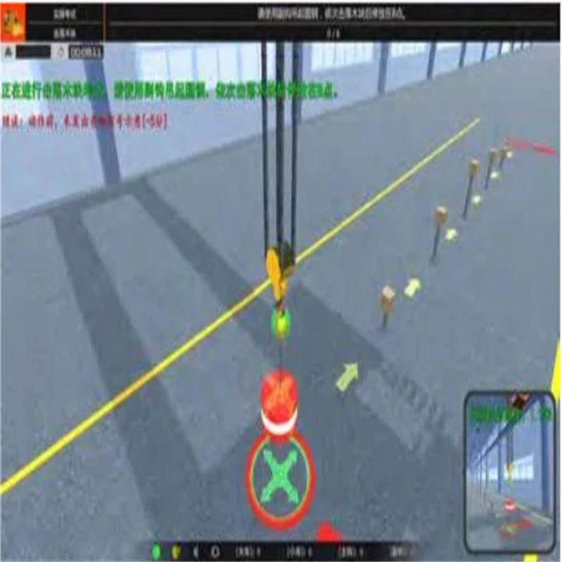 Puente grúa y Gantry Crane Combination Simulator/2 en 1 Entrenamiento Simuladores