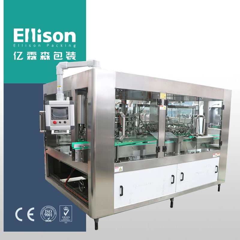 Customize 1 Liter Cold Drink Manufacturing Filling Capping Sealing Machine