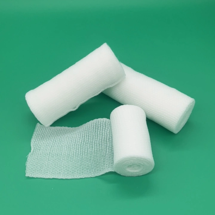 Factory Elastic/Plastic Polyester Medical Products Gauze Elastic Supply Disposable Warping Bandage with CE