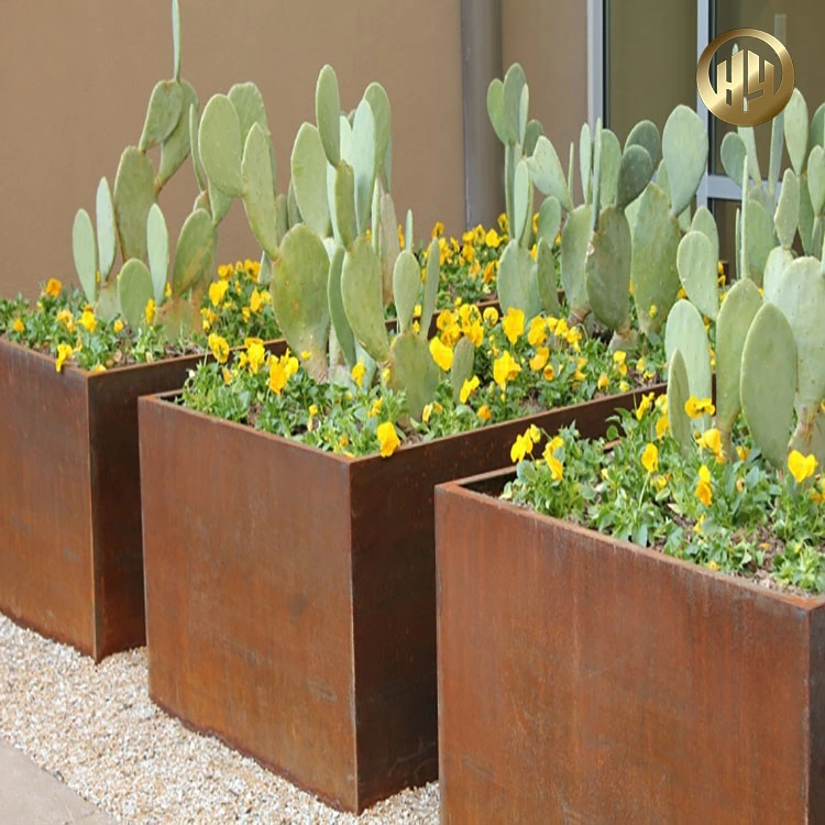 La decoración de agricultura de metal grande Maceta Jardinería