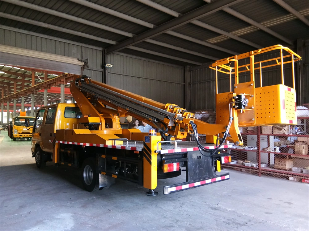 Sinotruk HOWO 16m 16compteur chariot de levage de benne de flèche télescopique avec Cherry Picker