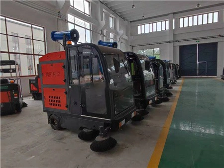 Industrial Cleaning Machine Green Machine Road Floor Sweeper