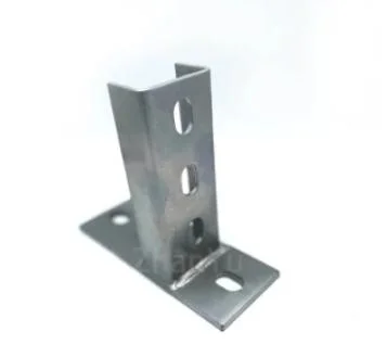 El apoyo de la fábrica de montaje de aire acondicionado galvanizado Unistrut Metal C Canal Post Spray galvanizado en caliente de la base del soporte Dacromet Channel