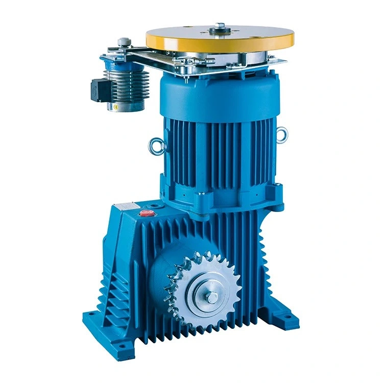 Xinda Host Mini Series Gearless Brake Permanent Magnet Synchronous Elevator Traction Machine