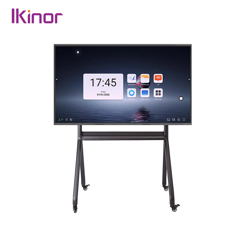 Ikinor 75 Inch Conference Interactive Flat Panel with UHD Camera Microphone Touch Screen Smart Board