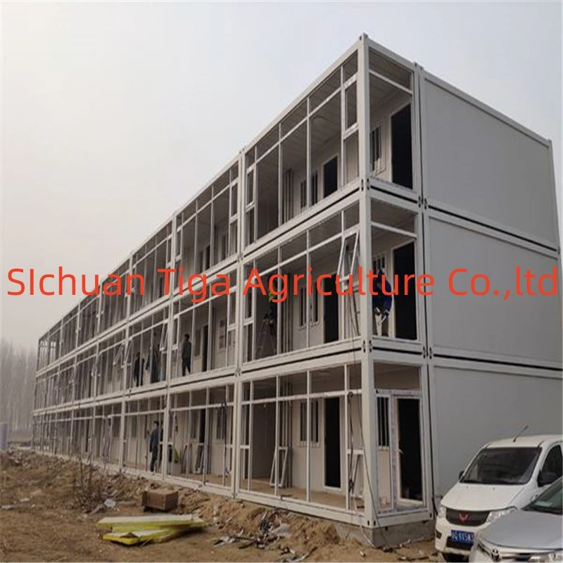 Prefab Steel Structure Building Outdoor Stackable Folding Container House Camp