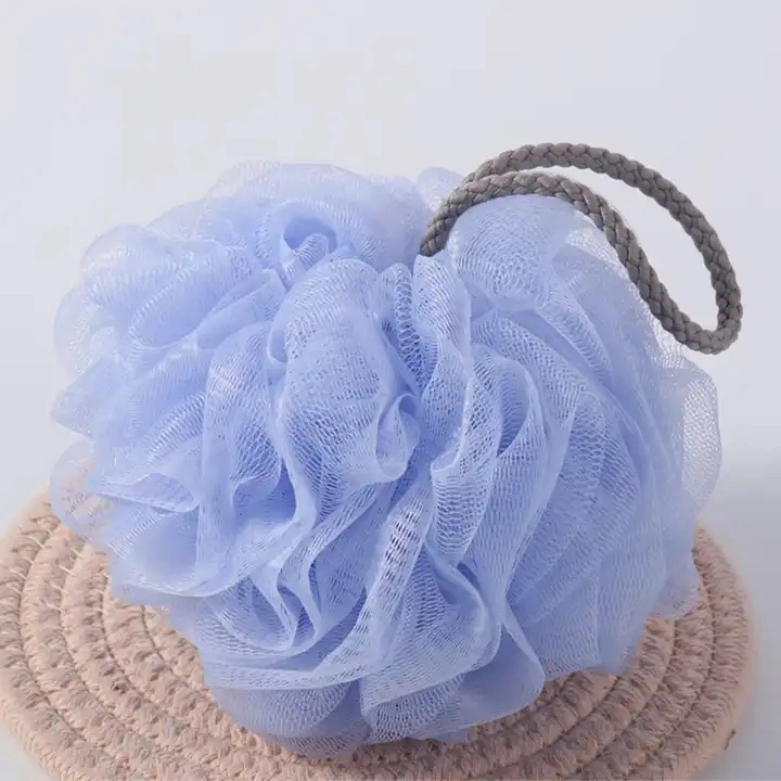 Factory Sales Price Eco-Friendly 4 Color Loofah Sponge Bath Ball