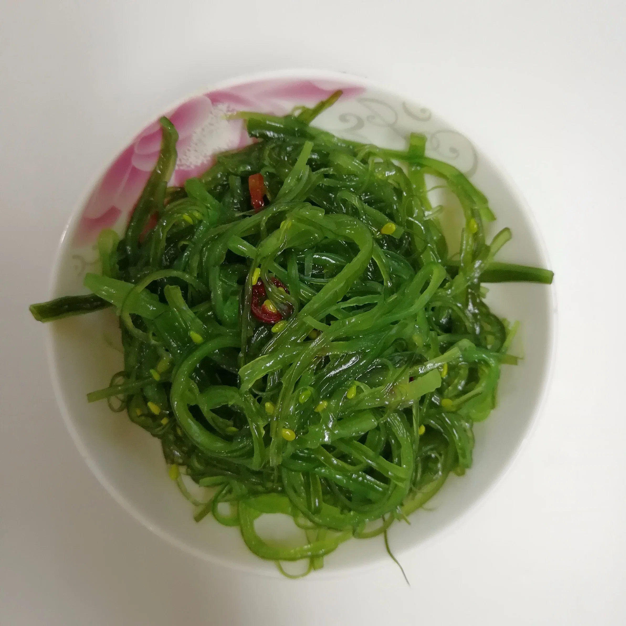 Frozen Hiyashi Seaweed Salad Raw - Frozen Salted Seaweed Wakame Stem Cut