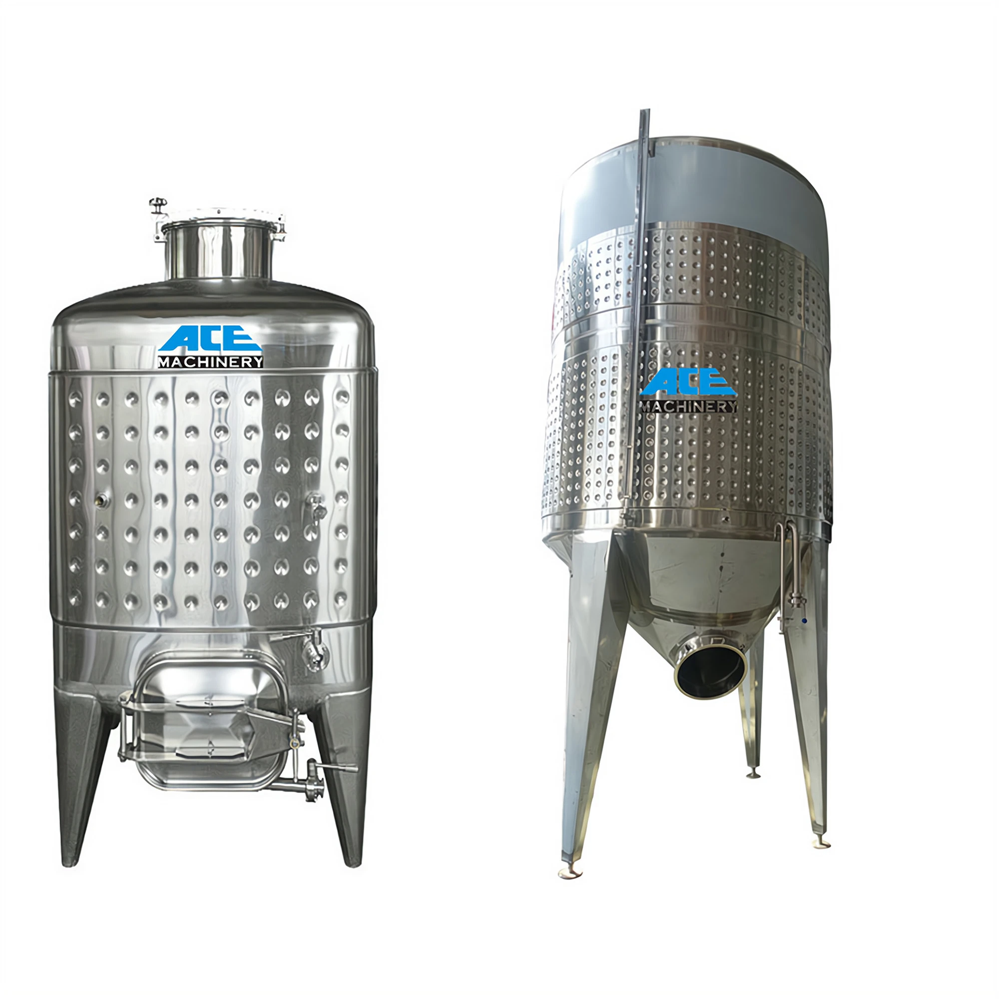 1000L'acier les réservoirs de récipient pour fermentation usine de fabrication de vin Fermenteur