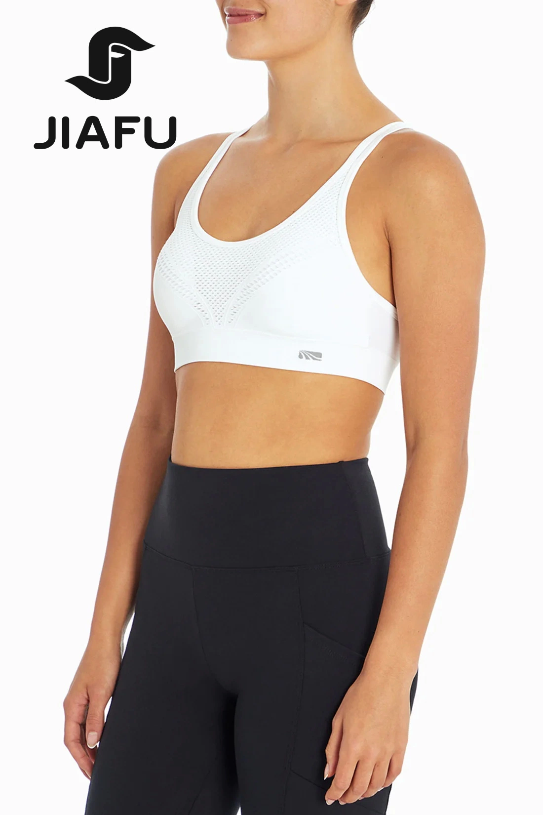 Soutien-gorge de sport tendance et confortable sans couture Cross Back style Fitness Soutien-gorge de sport