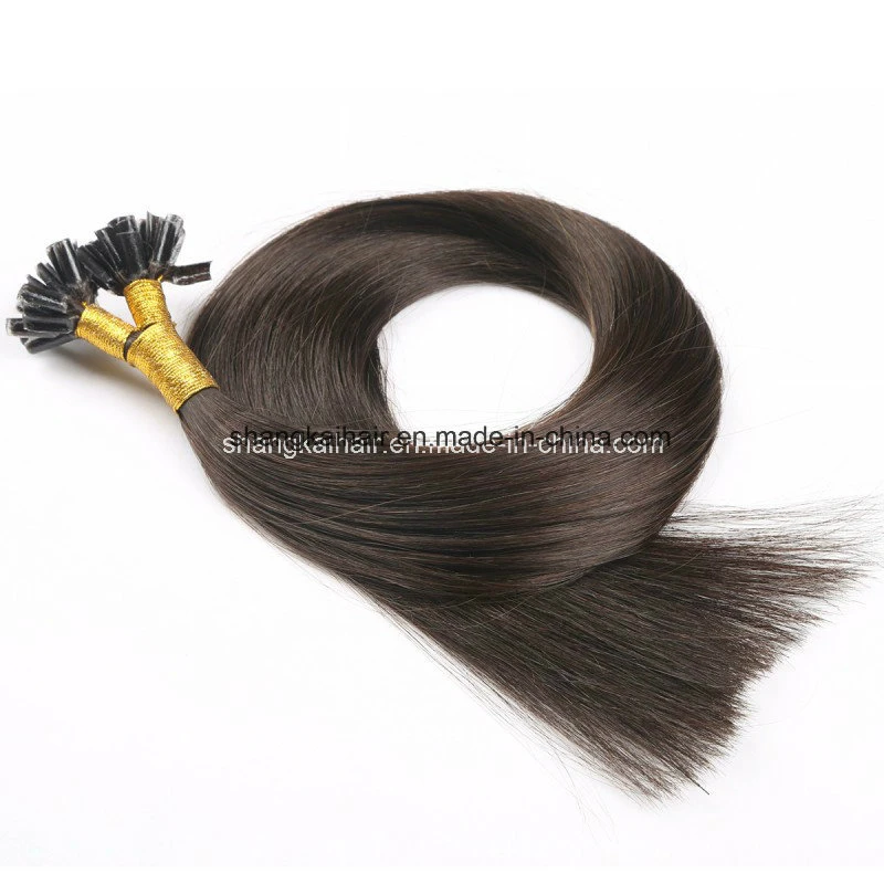 Remy Human Hair Nail Human Hair Extensions U Tip