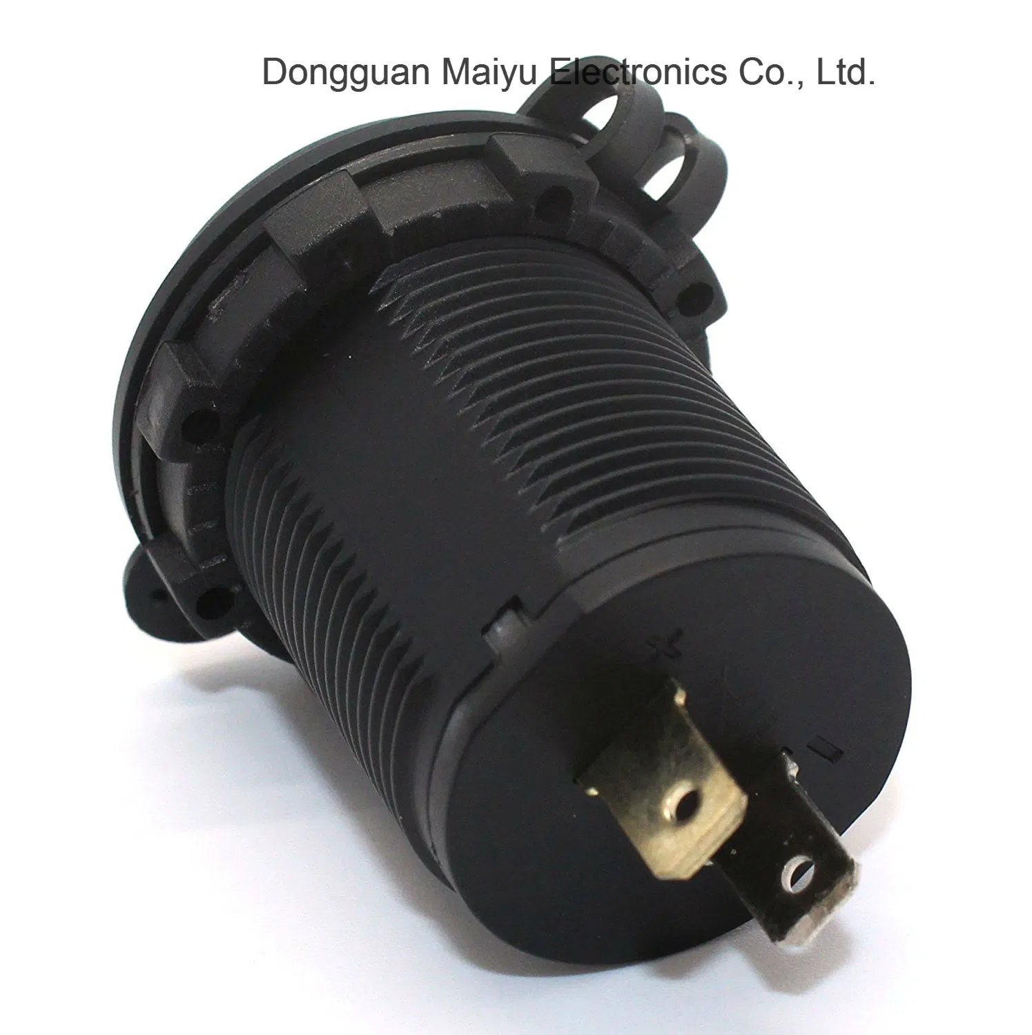 Auto Car-Styling Car-Charge 5V 4.2A Dual USB Charger Socket Adapter Power Outlet for 12V 24V Motorcycle Car with LED